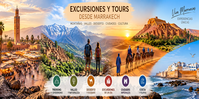 Excursiones y tours desde Marrakech por Marruecos