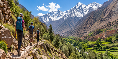Senderismo en el Alto Atlas desde Marrakech por las aldeas bereberes